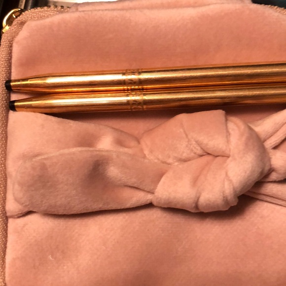 ** Vintage ** Cross 12k pen set with roses,All Products : American Fashion Style Bags On Sale